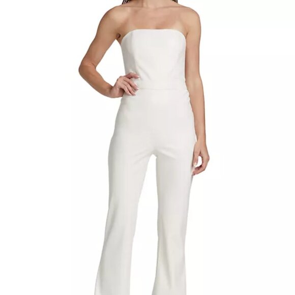 Alice + Olivia Lavera Strapless Jumpsuit - Picture 1 of 14